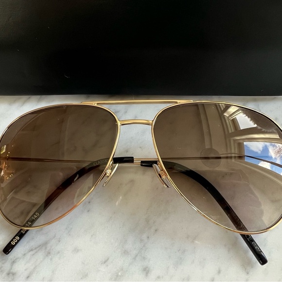 Saint Laurent Classic 11 Aviator Sunglasses - Picture 4 of 9